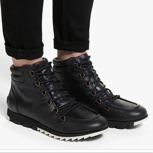 Like New! | Sorel Harlow Lace Bootie | Black Leather